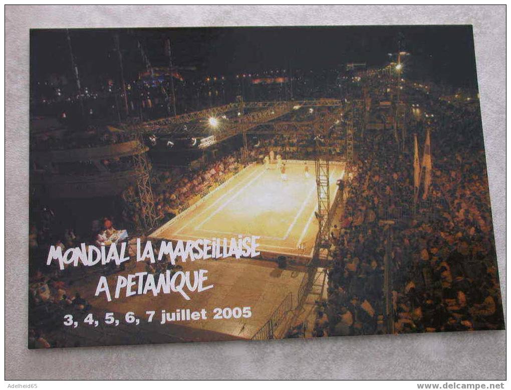 Mondial La Marseillaise à Petanque, Finale Sur Le Vieux Port - Petanca