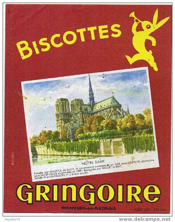 Buvard Biscottes Gringoire - G