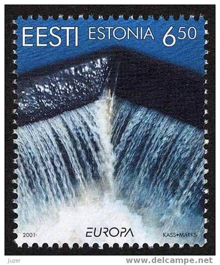 Estonia 2001. Europa CEPT, Water - 2001