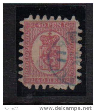 ES573 - FINLANDIA , 40 P. Rosa N. 9 : Riparato . - Gebraucht