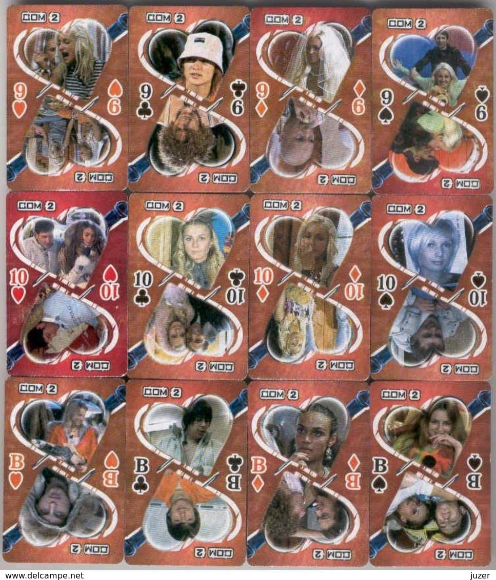 Russian Playing Cards DOM 2 (Reality TV Show) (36) - Speelkaarten
