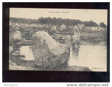 15536 Environs D' étel Kermario édit.M. Menhir Dolmen Belle Carte - Etel