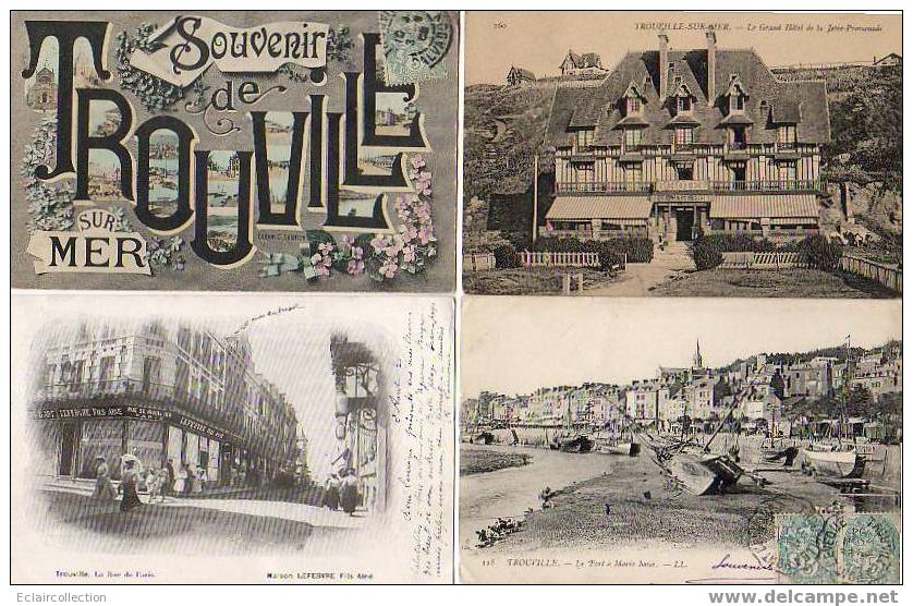 Trouville     14   Lot De  4 CP Dont... HOTEL.. - Trouville