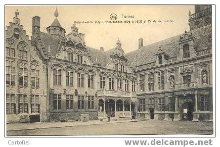 Veurne: Hotel De Ville Et Palais De Justice - Veurne