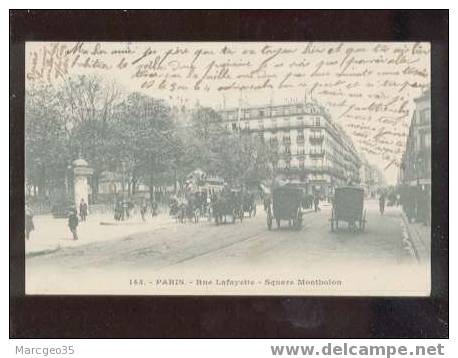 15669 Paris Rue Lafayette Square Montholon Pas D'édit. N°143 Animée Belle Carteprécurseur - Arrondissement: 10