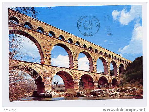 Cpm Le Pont Du Gard, Aqueduc Romain - Remoulins
