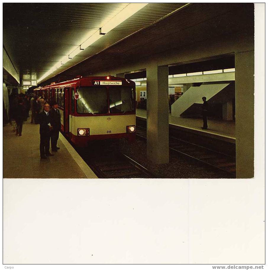 Frankfurt. - U-Bahnen