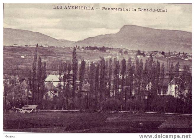 LES AVENIERES  Panorama Et La Dent-du-Chat - Les Avenières