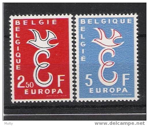 Belgie OCB 1064 / 1065 (**) - 1958