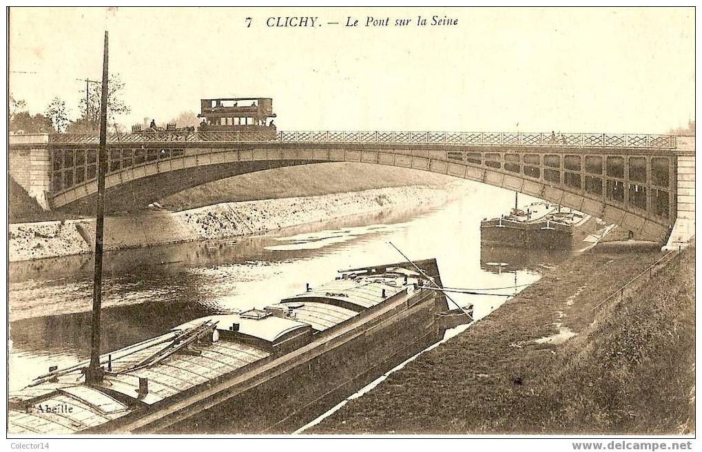 CLICHY LE PONT SUR LA SEINE 1919 - Clichy