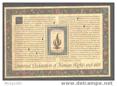 UN Genf - Block 5 Postfrisch / Miniature Sheet MNH **  (N013) - Unused Stamps