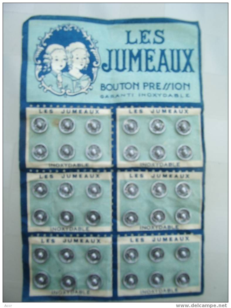 Boutons Pression Marque LES JUMEAUX - Botones