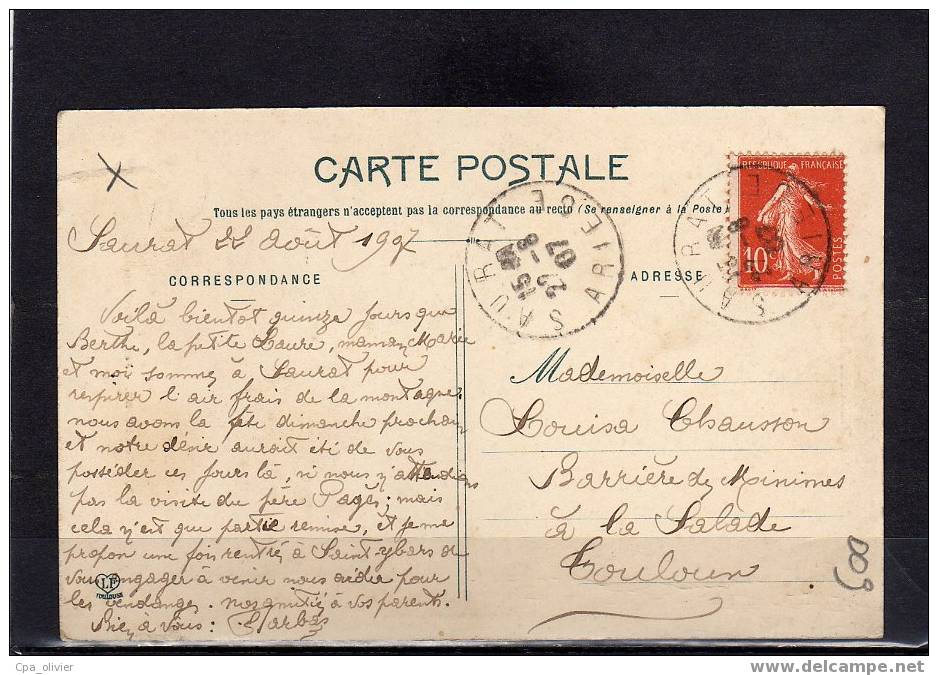 09 ST GIRONS Types, Jeune Bethmalaise, Très Beau Plan, Colorisée, Ed Labouche 83, Pyrénées Ariégeoises, 1907 - Saint Girons