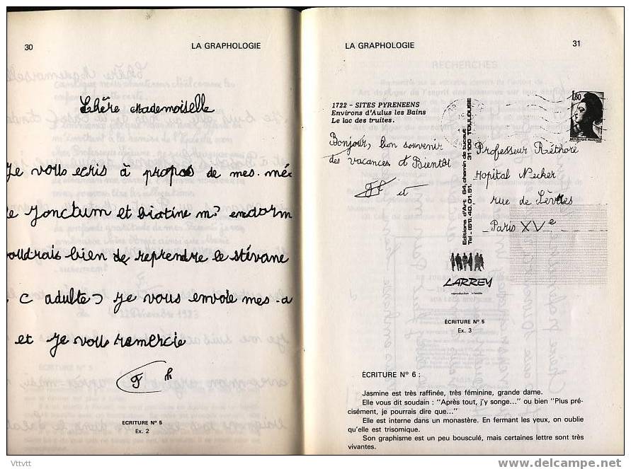 "LA GRAPHOLOGIE", Cahier 2, N° 182 (Avril 1986) Organe Trimestriel De La Société Française De La Graphologie. - Ciencia