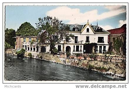 CPSM 27 PACY SUR EURE - La Riviere Et  Hotel De L Etape - Pacy-sur-Eure