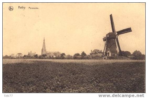 RETHY : Panorama (moulin - Molen) ! - Retie