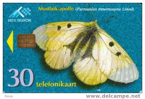 ESTONIA  30 U  APOLLO  BUTTERFLY   CHIP   READ DESCRIPTION !! - Estonia