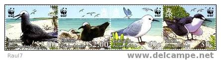 PITCAIRN  4v NEUF ** WWF  MNH OISEAUX - Unused Stamps