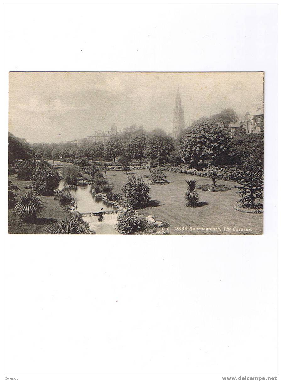BOURNEMOUTH     The Gardens    écrite 1908 - Bournemouth (desde 1972)