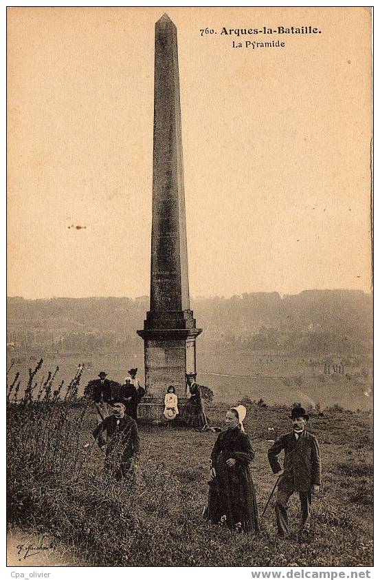 76 ARQUES LA BATAILLE Pyramide, Animée, Ed Marchand 760, 190? - Arques-la-Bataille