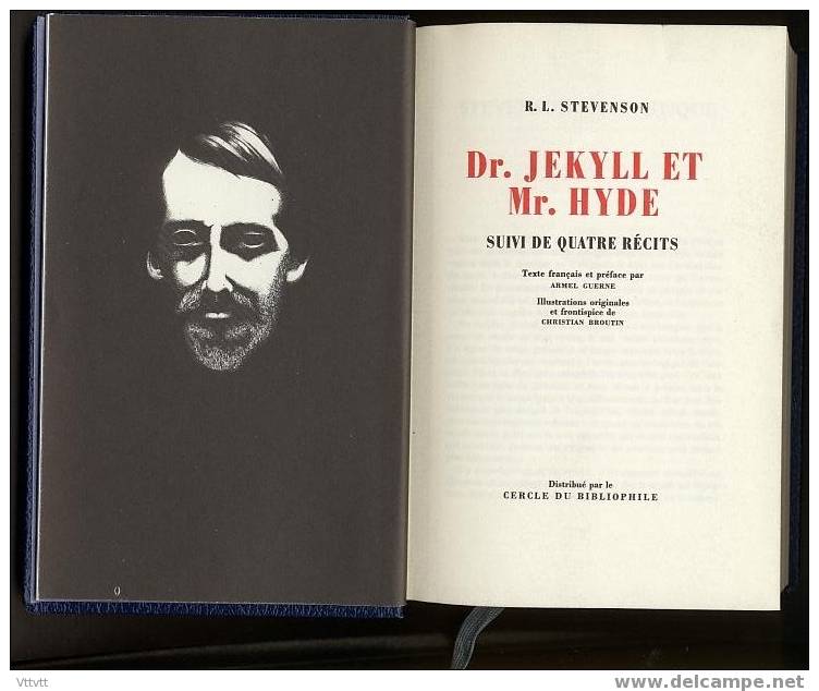 "Dr. JEKYLL ET Mr. HYDE" De Stevenson Plus 4 Récits. Cercle Du Bibliophile (1968). Illustrations De Christian Broutin. - Fantasy