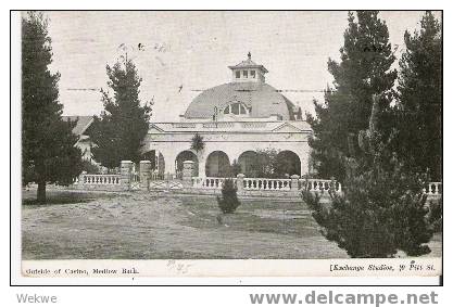 S-au003 /  Süd-Australien, Adelaide  12. Apr. 1911 , 3-er-Streifen Auf Ansichtskarte Casino Medlow Bath. - Cartas & Documentos