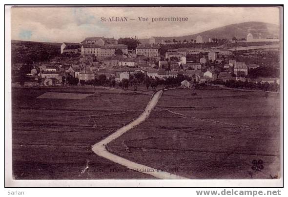 48 , ST ALBAN , Vue Panoramique - Saint Alban Sur Limagnole