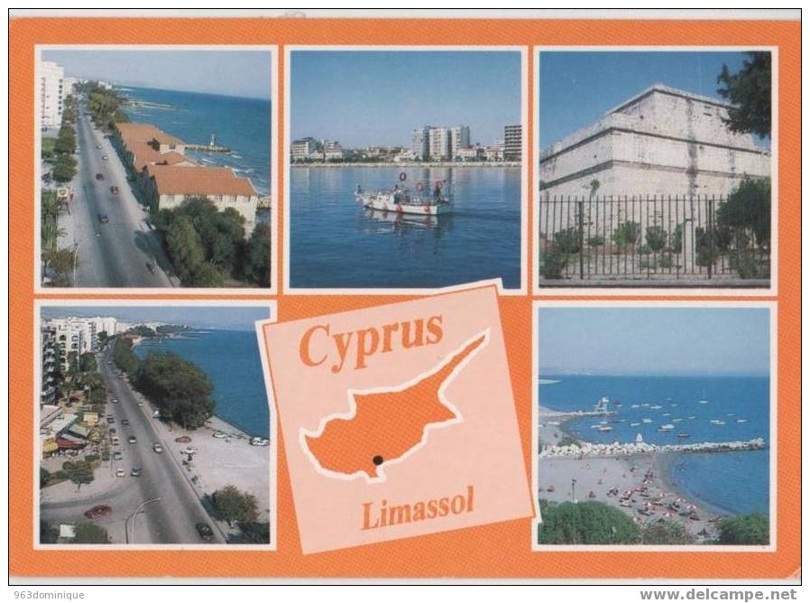 Cyprus - Limassol N° 891 With 2 Stamps 1988 - Zypern