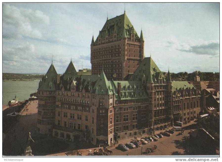 Quebec - Canada - L'imposant Chateau Frontenac 1988 - Québec - Château Frontenac