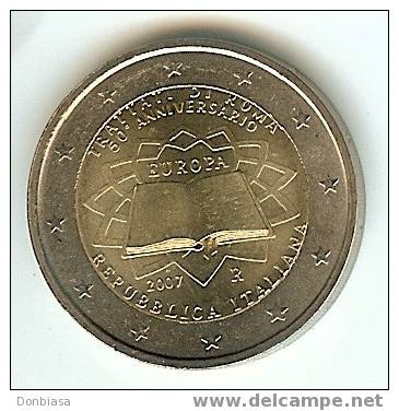ITALIA ITALY ITALIE 2007: Moneta 2 Euro Commemorativa Trattati Di Roma (FDC) - Italia