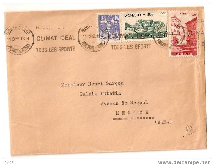 MONACO - - Postmarks