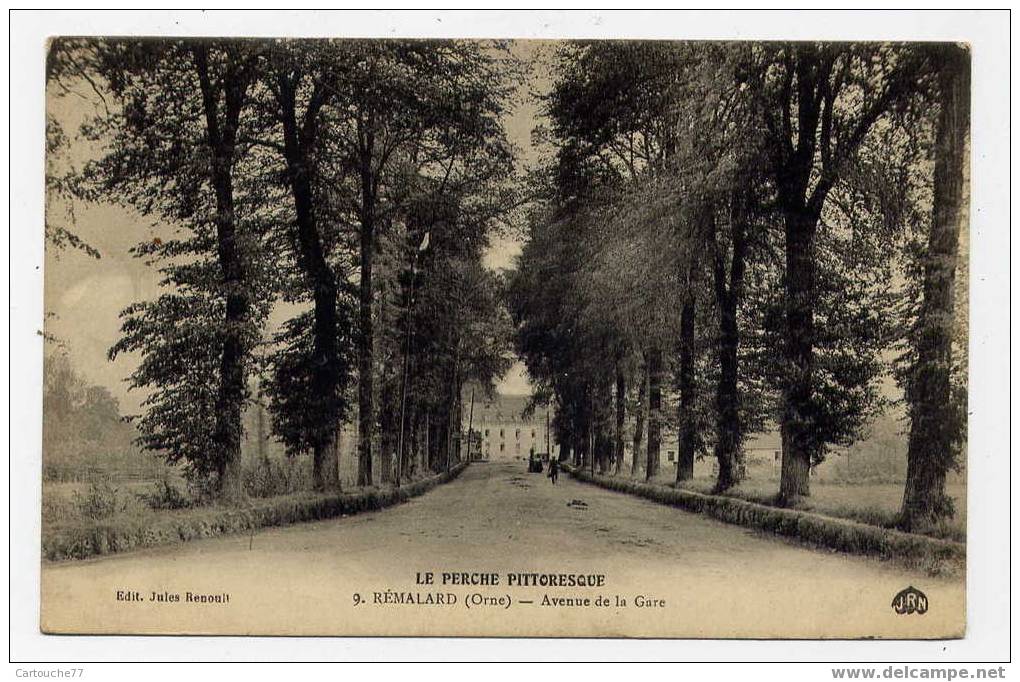 K6 - REMALARD - Avenue De La Gare (1916) - Remalard