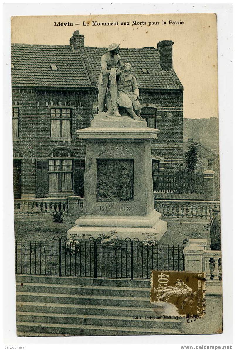 K6 - LIEVIN - Le Monument Aux Morts Pour La Patrie - Lievin