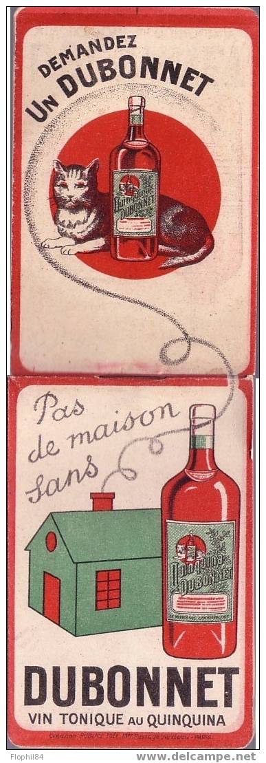 BLOC NOTE DUBONNET VIN TONIQUE AU QUINQUINA - Advertising