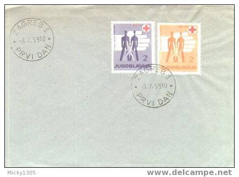 Jugoslawien / Yugoslavia - Umschlag Gestempelt / Cover Used (I403) - Cartas & Documentos