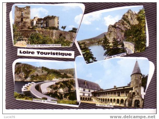 LOIRE Touristique - 4 Vues : Montrond, Le Pertuiset, Grangent, Bastie D´Urfe - Centre-Val De Loire