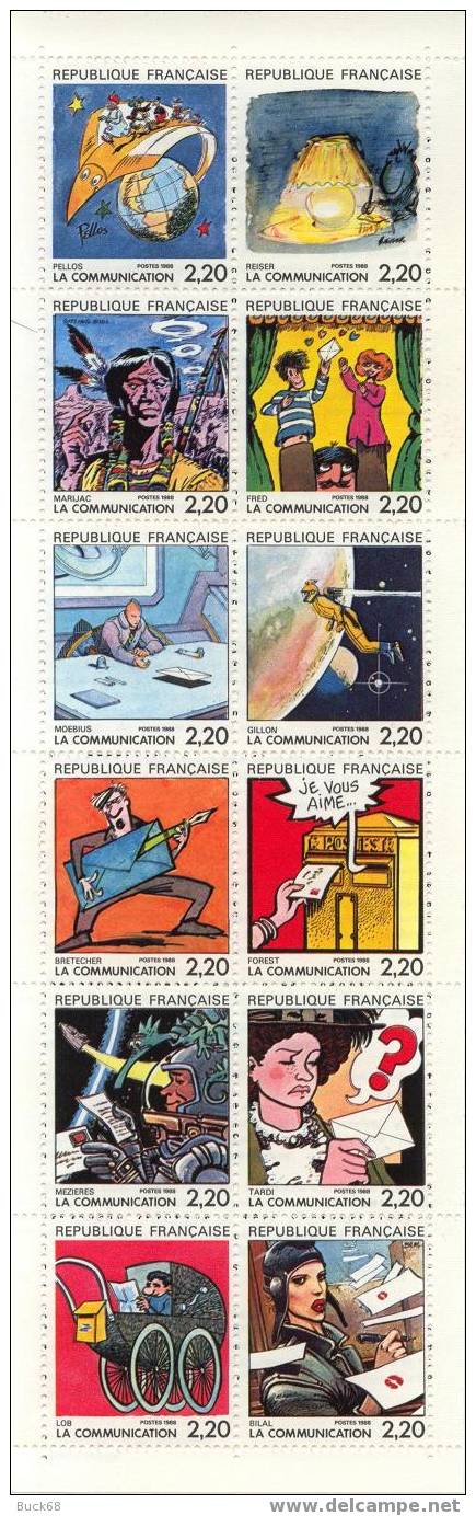 FRANCE Carnet 3004 ** MNH La Communication ANGOULEME COMICS BD BEDE Alfred De GREG - Comics