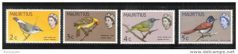 Mauritius 1965 Birds 2-5c MLH - Maurice (1968-...)