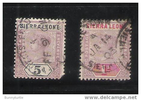 Sierra Leone 1896 Queen Victoria Used - Sierra Leona (...-1960)