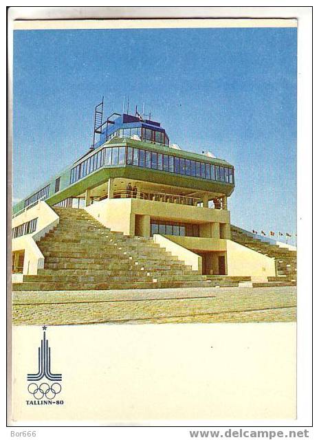 GOOD ESTONIA POSTCARD 1980 - The Yacht Club Of The Tallinn Olympic Yachting Centre - Estonia