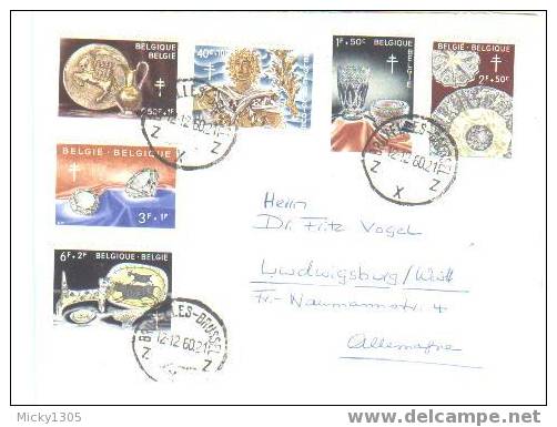 Belgien / Belgium - Umschlag Gestempelt / Cover Used (I464) - Briefe U. Dokumente