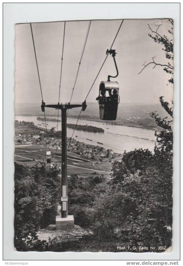 Rüdesheim Am Rhein - Blick Von Der Seilbahn - Ruedesheim A. Rh.