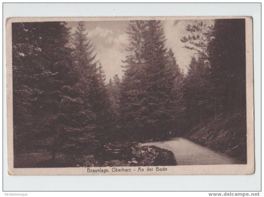 Braunlage , Oberharz , An Der Bode - Oberharz