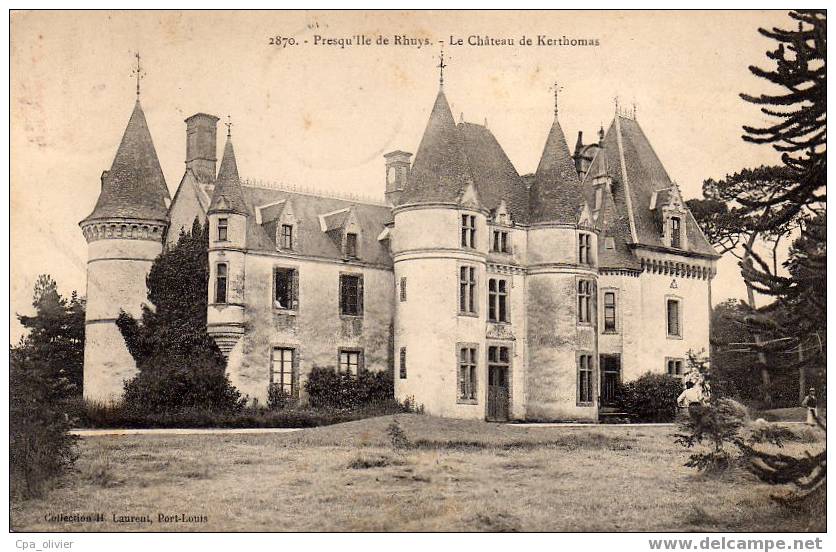 56 PRESQU'ILE DE RHUYS / ARZEAU (environs) Chateau De Kerthomas, Ed HL 2870, 1907 - Sarzeau