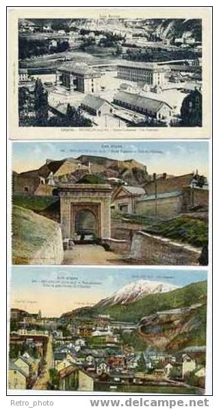 Lot 3 CPA Birançon : Casernes, Porte Pignerol, Vue Générale - Briancon