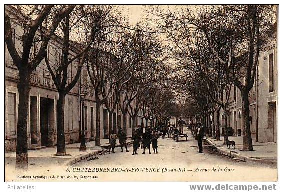 CHATEAURENARD   AV DE LA GARE  1916 - Chateaurenard