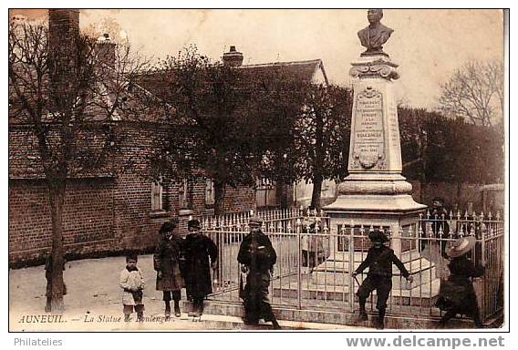 AUNEUIL  STATUE   BOULENGER 1905 - Auneuil