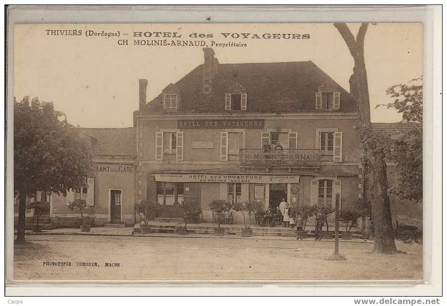 THIVIERS - Hotel Des Voyageurs. - Thiviers