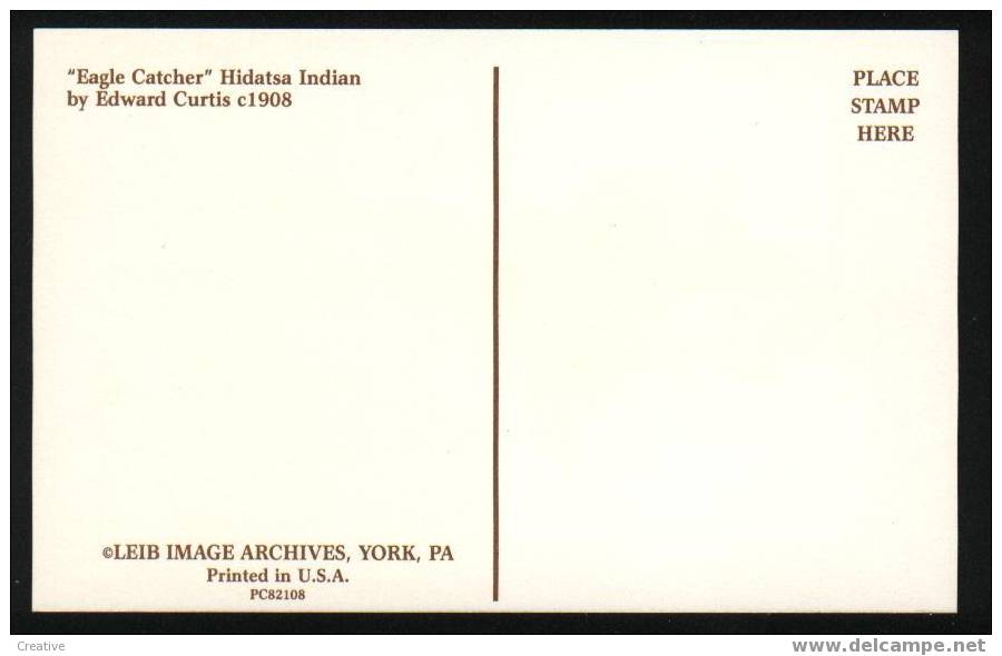 EAGLE CATCHER *Hidatsa Indian  Leib Image Archives York,Pa USA - Indiens D'Amérique Du Nord