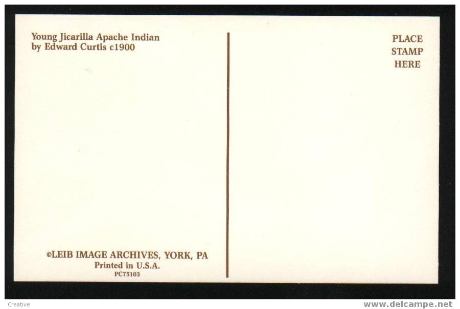 YOUNG JICARILLA *APACHE INDIAN  Leib Image Archives York,Pa USA - Indiens D'Amérique Du Nord